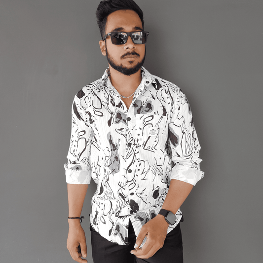 Rabbit Print Imported Shirt