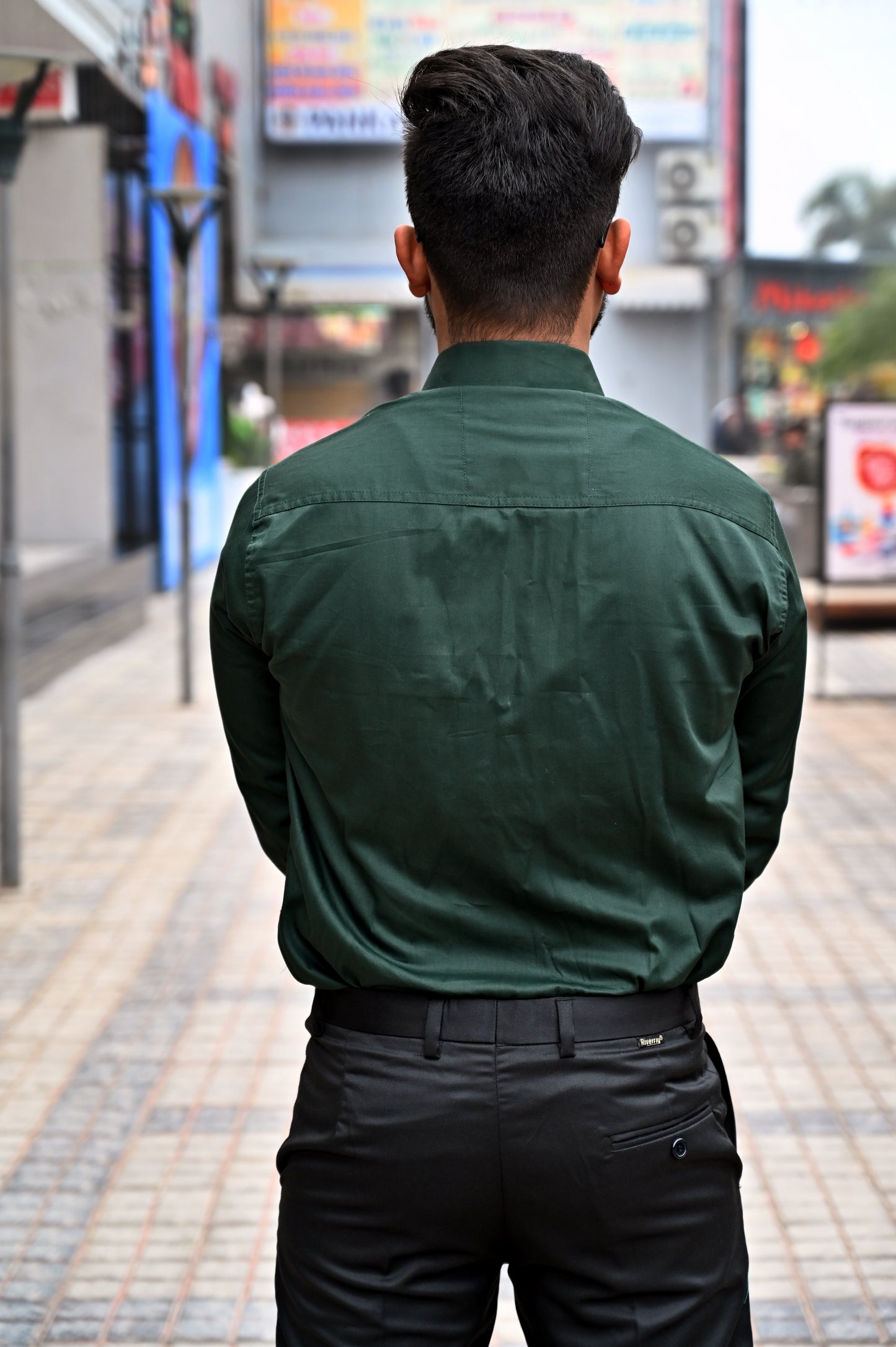 Green Premium Solid Shirt