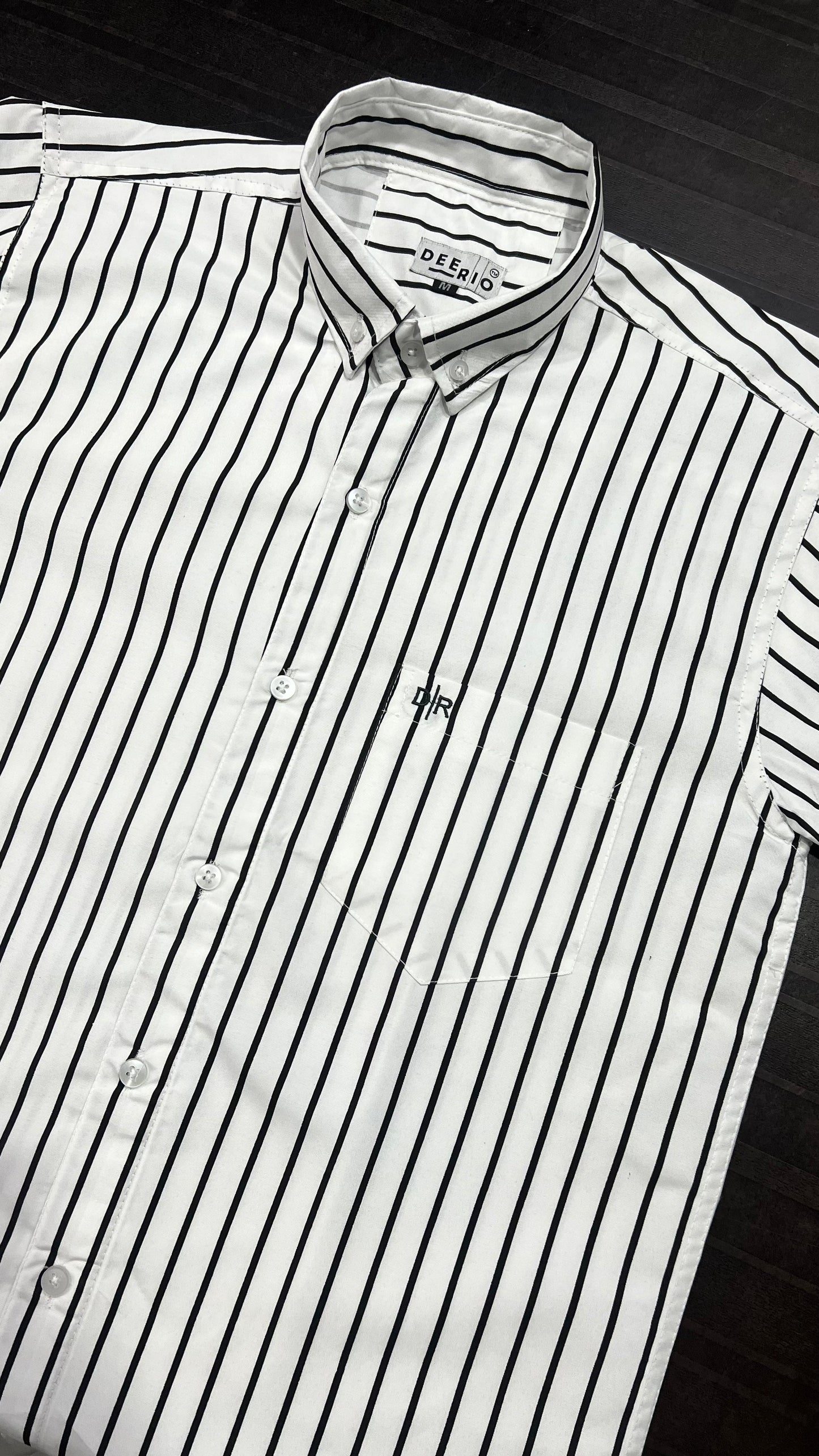 Black Stripe Shirts - Dee Rio