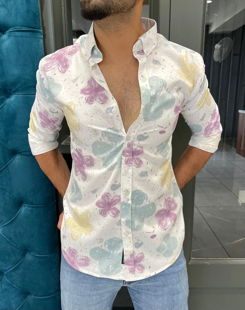 Premium Flower Printed Shirt