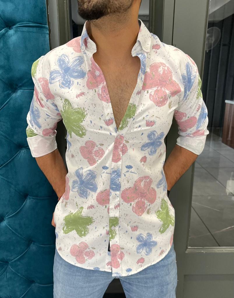 Premium Flower Printed Shirt